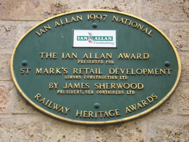 Lincoln St Marks plaque