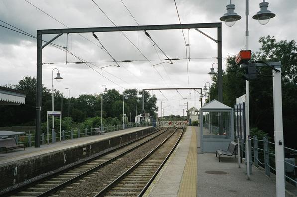 Looking South towards Littleport
level crossing
