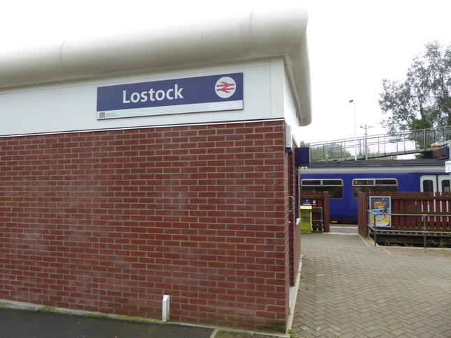 Lostock platform 1 entrance