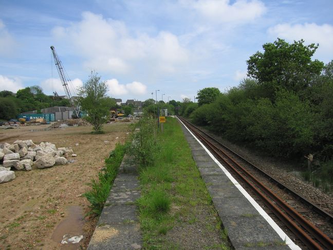 Luxulyan platform from the end