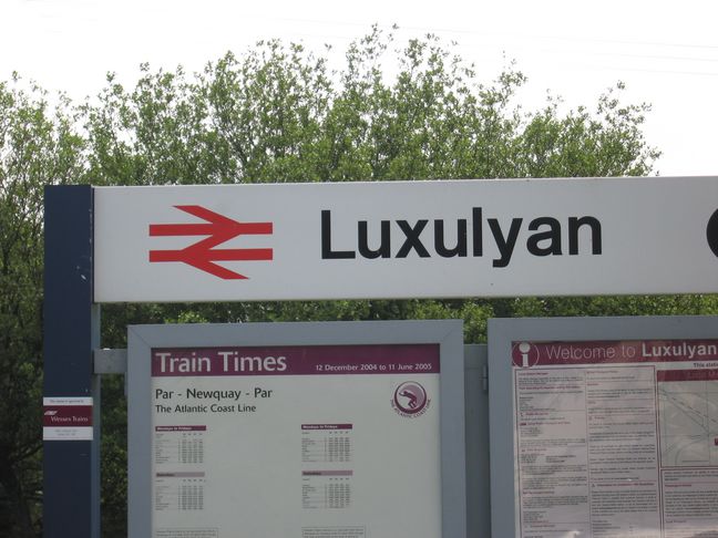 Luxulyan sign