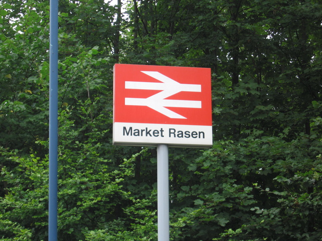 Market Rasen sign