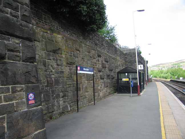 Marsden platform 1 wall