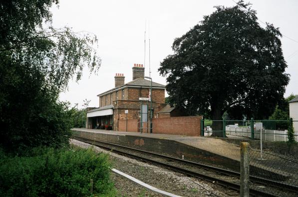 Melton station from the level
crossing