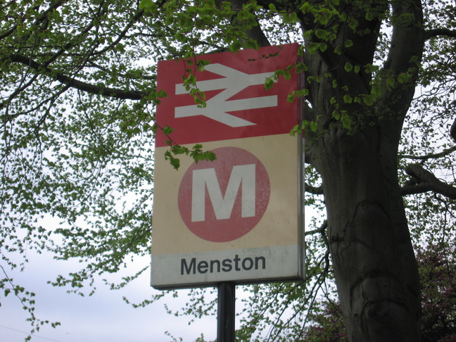 Menston sign