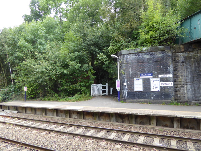 Middlewood platform 1 entrance