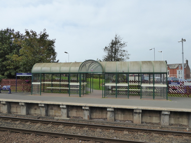 Millom platform 1 shelter