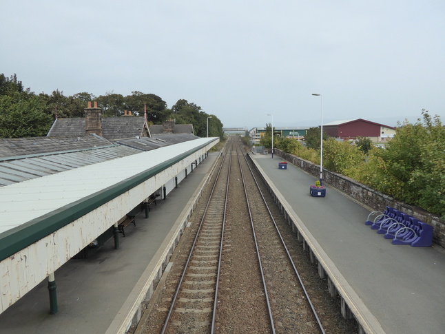 Millom from footbridge looking east