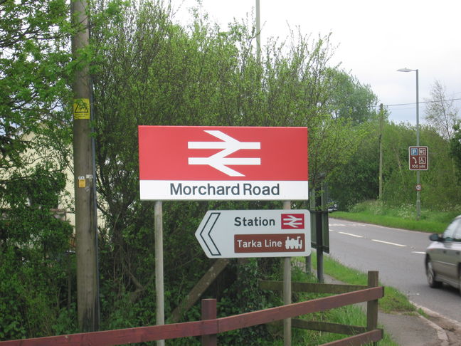 Morchard Road sign