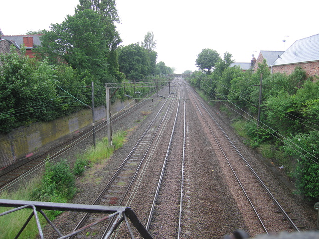 Mossley Hill from bridge
looking north