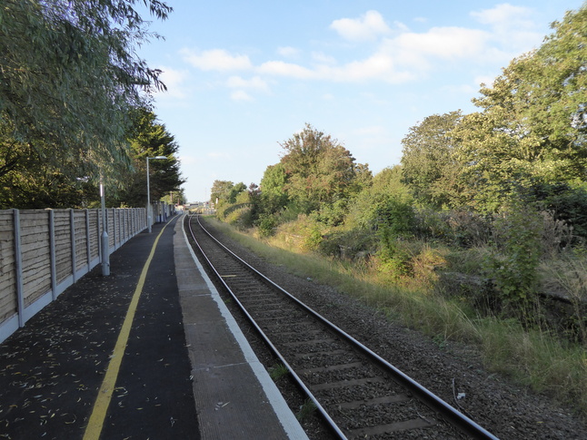Moss Side platform looking north