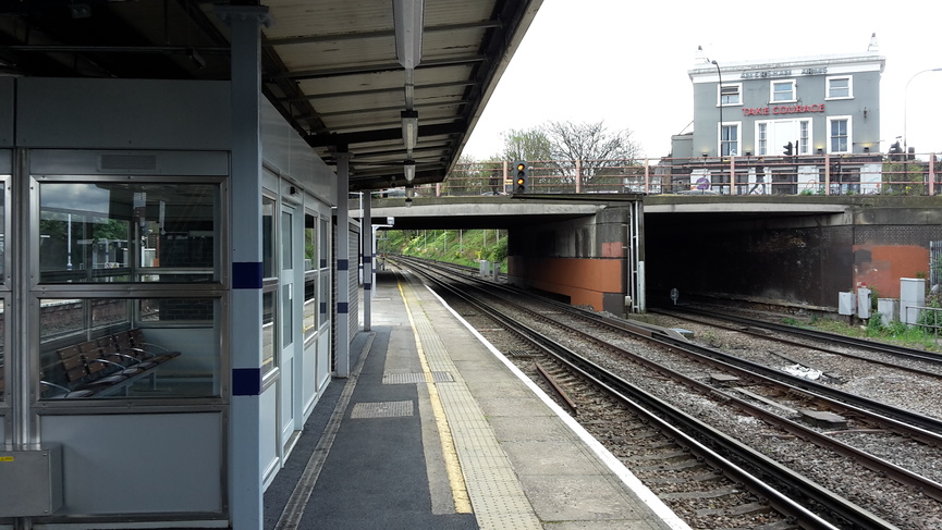 New Cross platform A looking south
