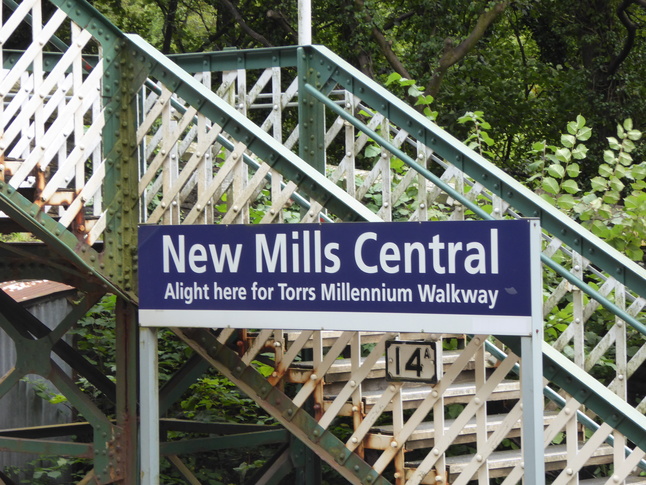 New Mills Central for Torrs Millennium Walkway