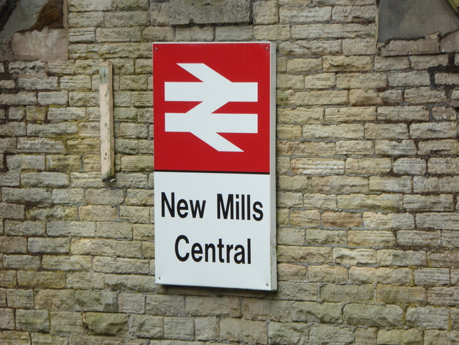 New Mills Central sign
