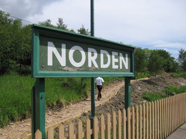 Norden station sign