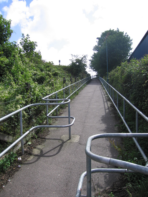 North Walsham platform 2 ramp