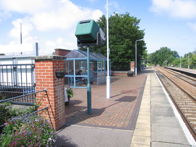 North Walsham platform 2
shelter