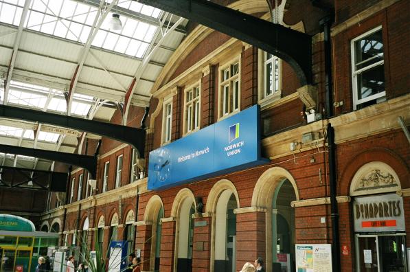 Norwich station concourse