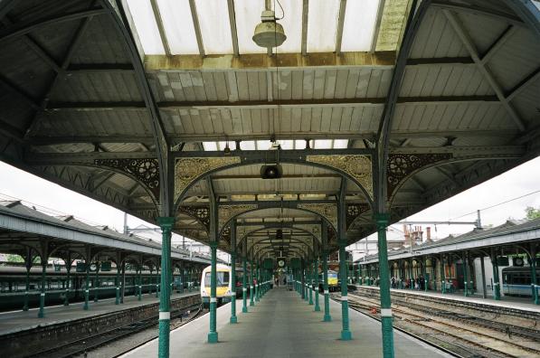 Platforms 3 and 4, under
cover