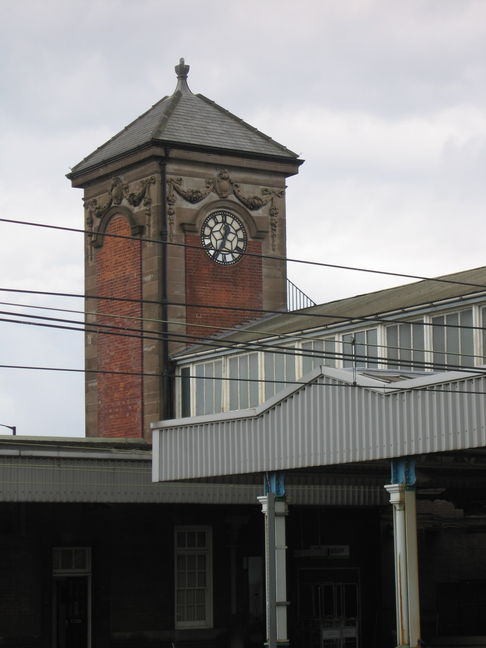 Nuneaton clock tower, rear
view