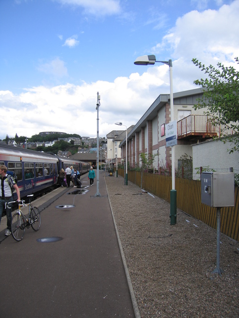 Oban platform 3 looking east