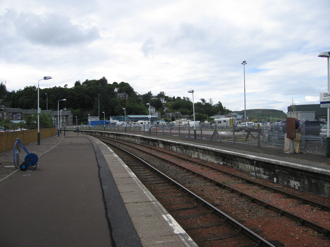 Oban platforms looking west