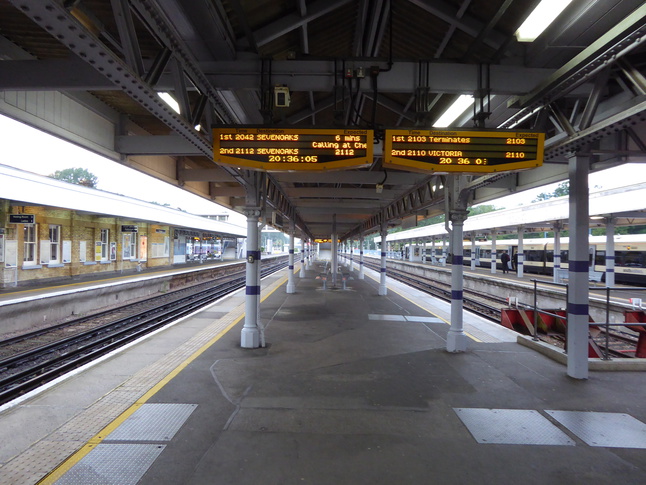 Orpington platforms 5 and 6
under canopy
