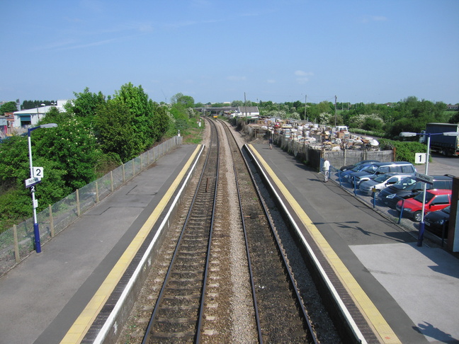 Patchway looking north from
footbridge