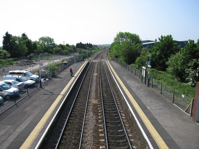 Patchway looking south from
footbridge