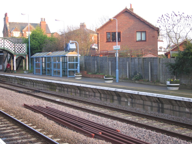 Reedham platform 1 shelters