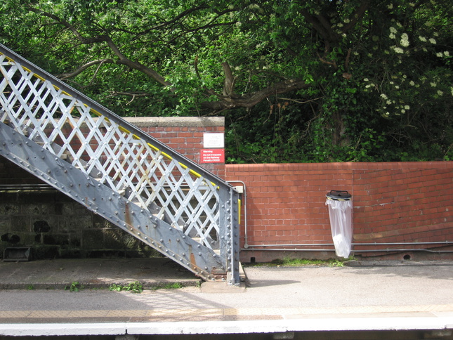 Rice Lane platform 2 footbridge
end