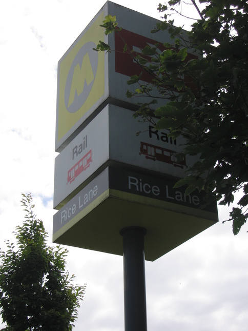 Rice Lane sign