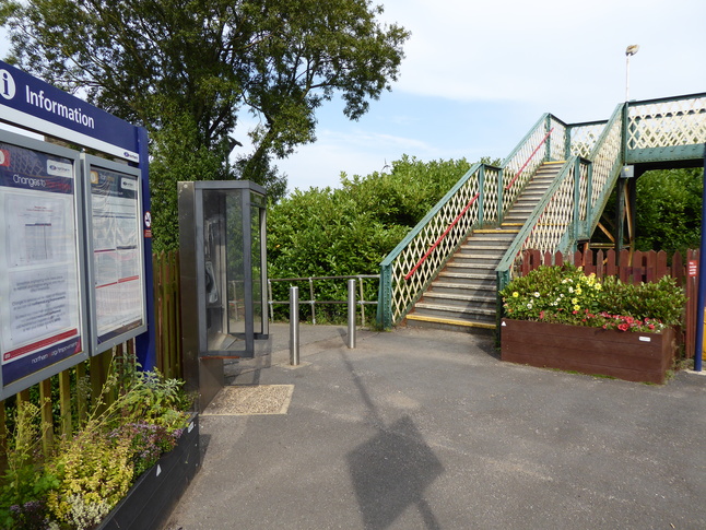 Rishton platform 1 footbridge end