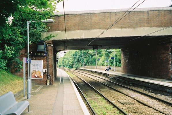 Looking North to the road bridge