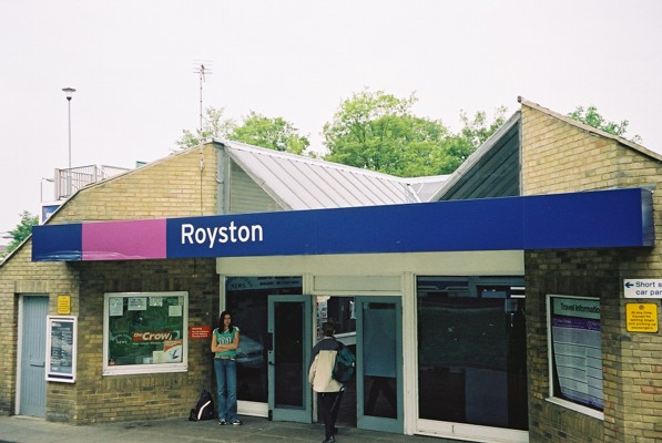 Royston Station Sign