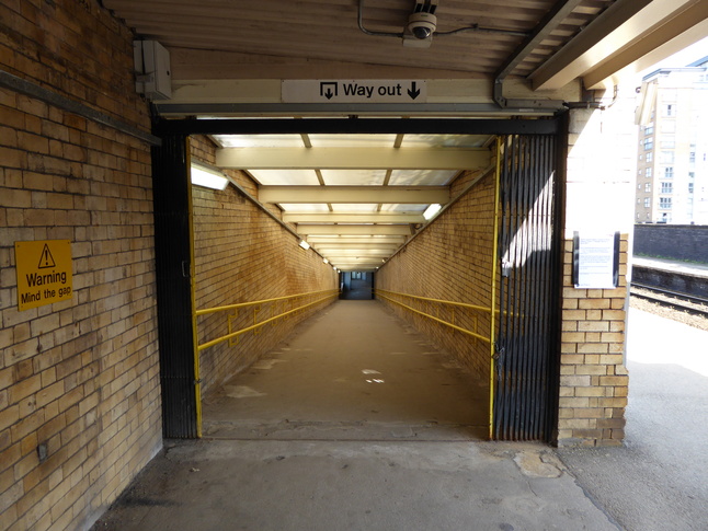 Salford Central platform 1 ramp