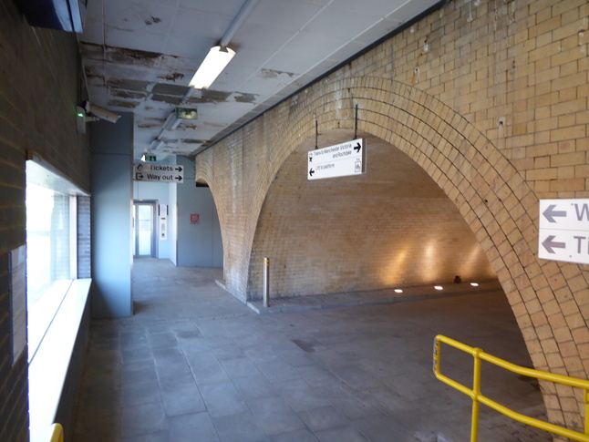 Salford Central platform 1 ramp end