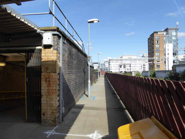 Salford Central platform 2 by ramp