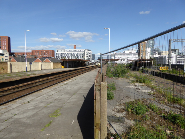 Salford Central disused platforms