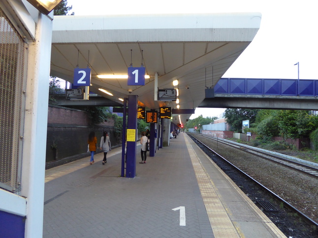 Salford Crescent platform 1 looking north