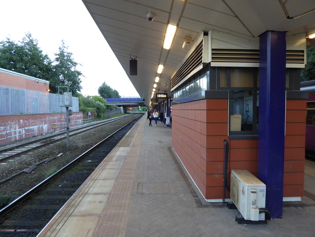 Salford Crescent platform 1 looking south