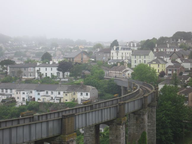 Saltash in the distance