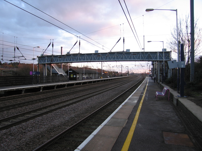 Sandy platforms looking south