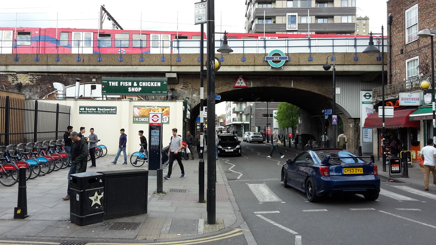 Shadwell DLR bridge