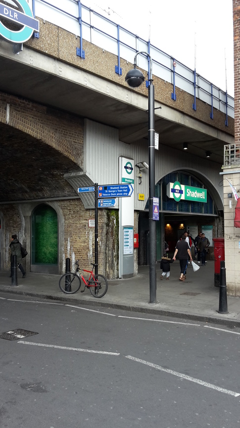 Shadwell DLR entrance