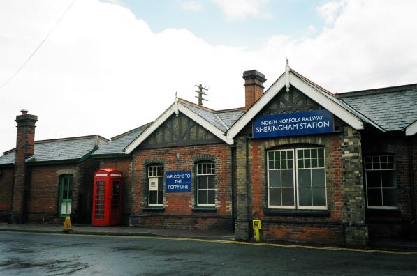 Sheringham NNR station rear and signs