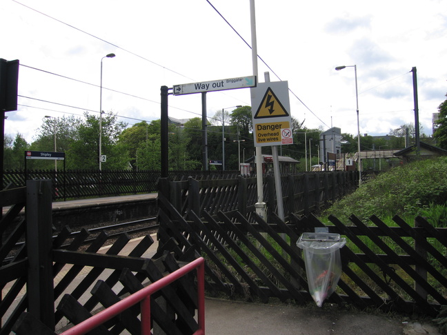 Shipley platform 1 entrance