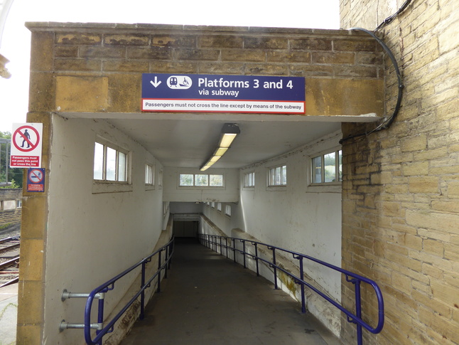 Skipton platform 2 subway
entrance