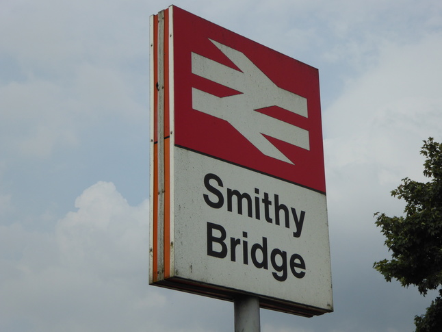 Smithy Bridge sign