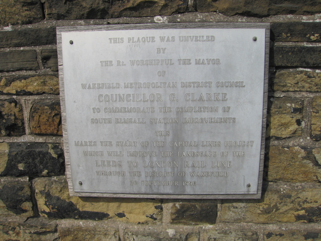 South Elmsall plaque